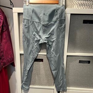 Athleta Light Blue High-Waisted Leggings